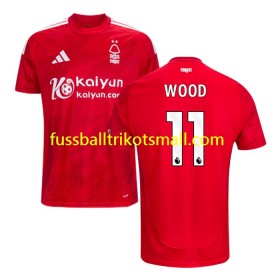 Fußballtrikots Nottingham Forest Chris Wood 11 2024-2025 Kurzarm Heimtrikotsatz kaufen
